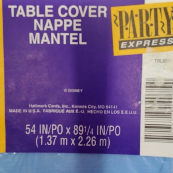 Hallmark Toy Story Table Cover Cloth 54x89.5" paper Vintage New 1995 collectible - Picture 4 of 9